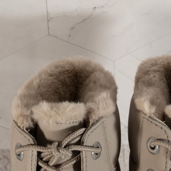 Timberland Lucia Way 6" Warm Lined Boot Waterproof Pure Cashmere 8 B (M) - Picture 9 of 12